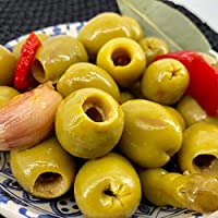 Los mejores  - Aceitunas Gordal Deshuesada Chupadedos - Bote de 750 g - Aceitunas Lopez (Pack de 1 bote)